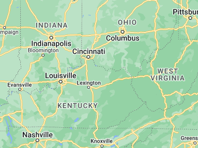 Map showing location of Mount Olivet (38.53146, -84.03687)