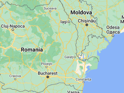 Map showing location of Moviliţa (45.95, 27.1)