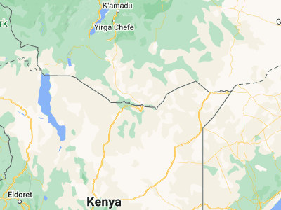 Map showing location of Moyale (3.5216, 39.05472)