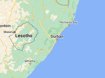 Map showing location of Mpumalanga (-29.81292, 30.63646)