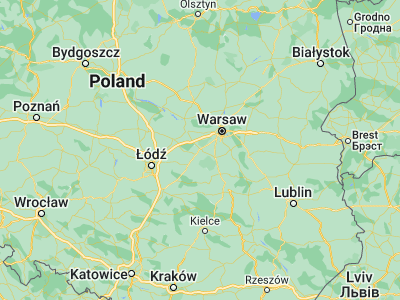 Map showing location of Mszczonów (51.97415, 20.52083)