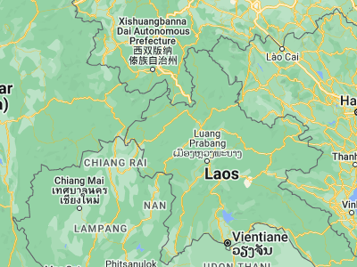 Map showing location of Muang Nalè (20.53361, 101.44556)