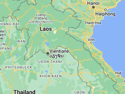 Map showing location of Muang Pakxan (18.38261, 103.65857)