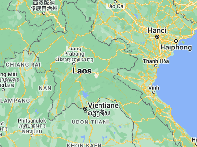 Map showing location of Muang Phônsavan (19.45, 103.21667)