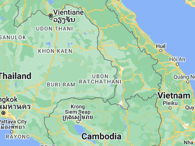 Map showing location of Muang Sam Sip (15.51307, 104.72565)