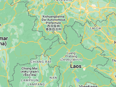 Map showing location of Muang Sing (21.19242, 101.14823)