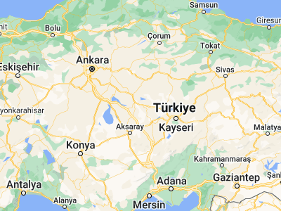 Map showing location of Mucur (39.06147, 34.38286)