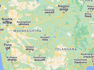 Map showing location of Mudkhed (19.16667, 77.51667)