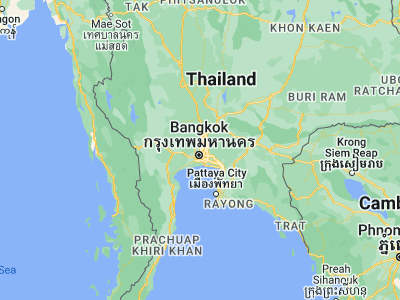 Map showing location of Mueang Nonthaburi (13.86075, 100.51477)