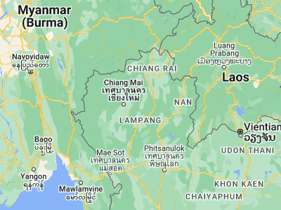 Map showing location of Mueang Pan (18.76803, 99.5025)