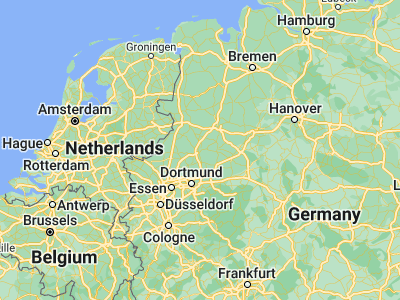 Map showing location of Münster (51.96236, 7.62571)