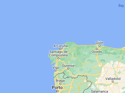 Map showing location of Mugardos (43.4604, -8.25507)