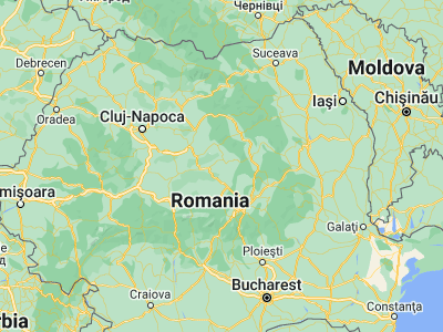 Map showing location of Mugeni (46.25, 25.21667)