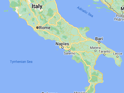 Map showing location of Mugnano di Napoli (40.91131, 14.20513)