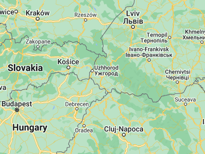 Map showing location of Mukacheve (48.43919, 22.71779)