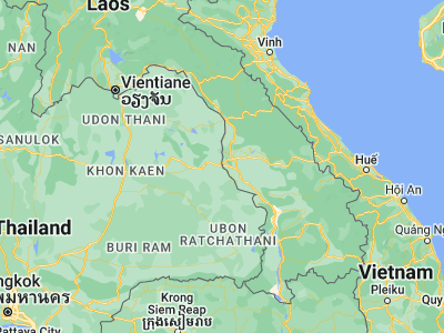 Map showing location of Mukdahan (16.54531, 104.72351)