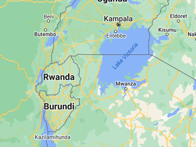 Map showing location of Muleba (-1.83972, 31.65444)