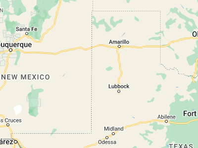 Map showing location of Muleshoe (34.22647, -102.72383)