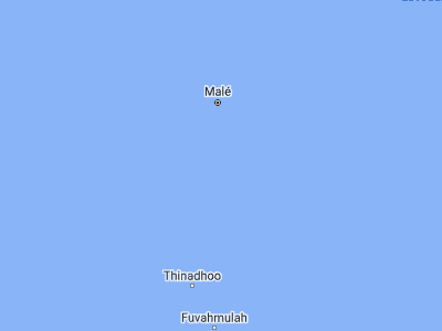 Map showing location of Muli (2.91667, 73.56667)
