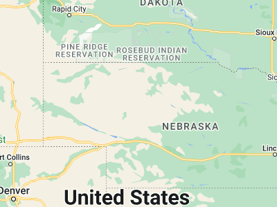 Map showing location of Mullen (42.04278, -101.04266)