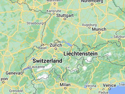 Map showing location of Münchwilen (47.47719, 8.99677)