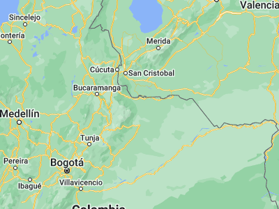Map showing location of Municipio de Fortul (6.79277, -71.7717)