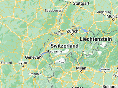 Map showing location of Münsingen (46.87298, 7.561)