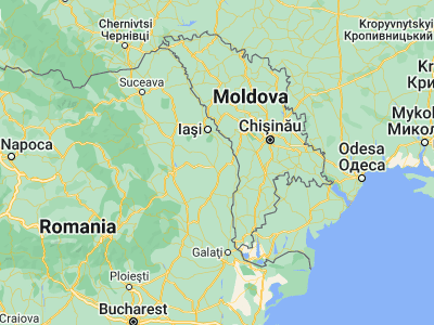 Map showing location of Muntenii de Sus (46.7, 27.76667)