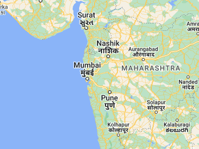 Map showing location of Murbād (19.25, 73.4)