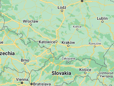 Map showing location of Murcki (50.20036, 19.04351)