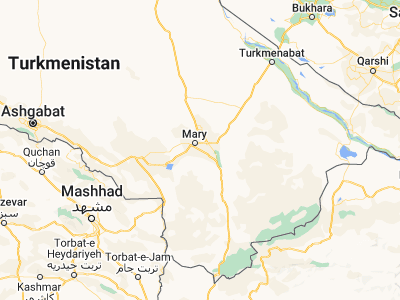 Map showing location of Murgab (37.49656, 61.97142)