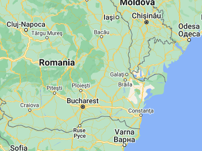Map showing location of Murgeşti (45.4, 26.88333)