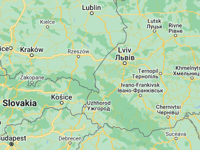 Map showing location of Murovanoye (49.52143, 22.9367)