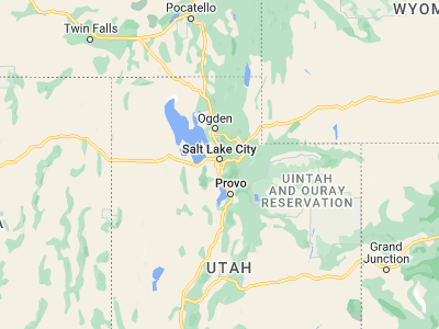 Map showing location of Murray (40.66689, -111.88799)