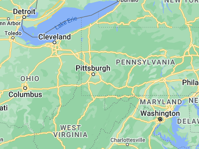 Map showing location of Murrysville (40.4284, -79.69754)