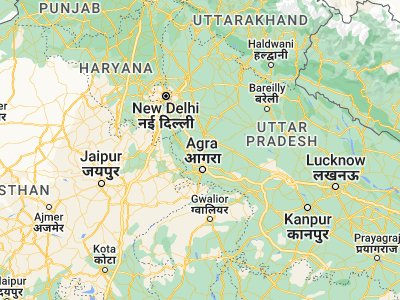 Map showing location of Mursān (27.57788, 77.94136)
