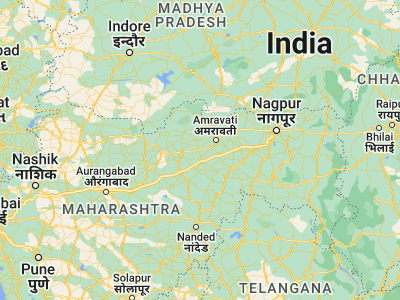 Map showing location of Murtajāpur (20.73333, 77.38333)