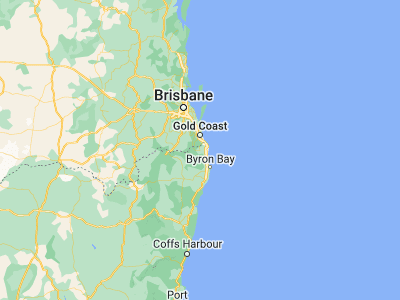 Map showing location of Murwillumbah (-28.32732, 153.39339)