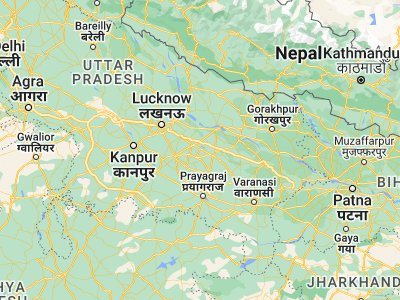 Map showing location of Musāfirkhāna (26.37561, 81.80002)