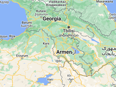 Map showing location of Musayelyan (40.75767, 43.99274)