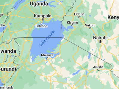 Map showing location of Musoma (-1.5, 33.8)
