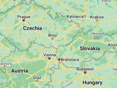 Map showing location of Mutěnice (48.90413, 17.02917)
