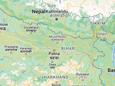 Map showing location of Muzaffarpur (26.12259, 85.39055)