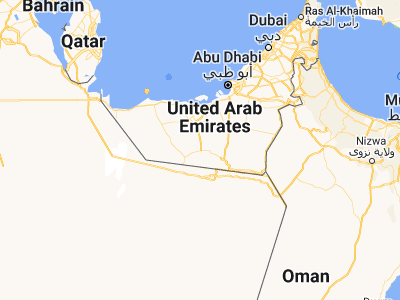 Map showing location of Muzayri‘ (23.14355, 53.7881)