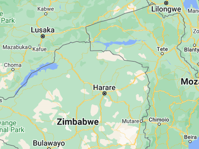 Map showing location of Mvurwi (-17.03333, 30.85)