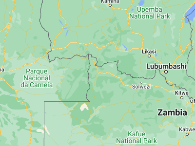 Map showing location of Mwinilunga (-11.73584, 24.42926)