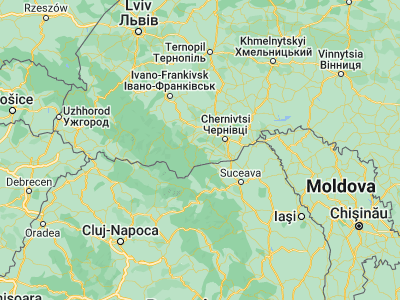 Map showing location of Myhove (48.15749, 25.37904)
