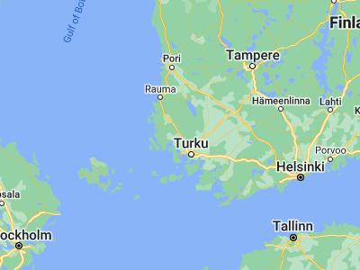 Map showing location of Mynämäki (60.67915, 21.99274)