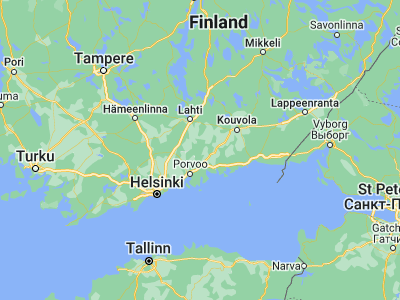 Map showing location of Myrskylä (60.66965, 25.8475)