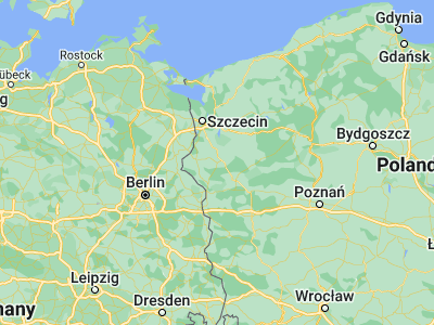 Map showing location of Myślibórz (52.92382, 14.86785)